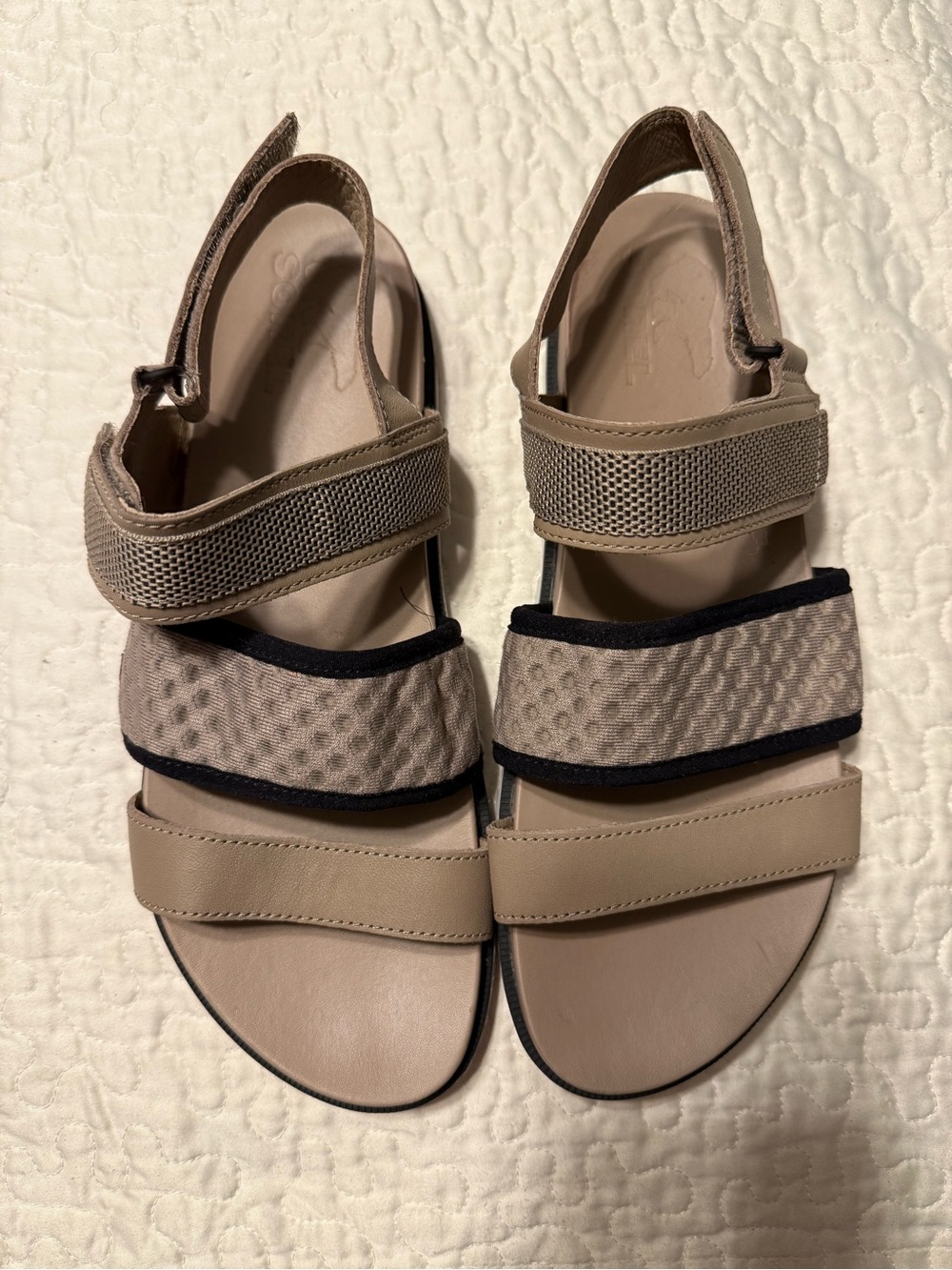 Sorel Women's Taupe Multi-Strap Comfort Sandals